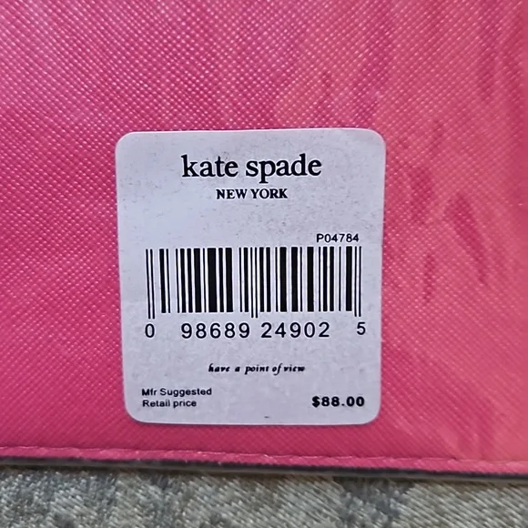 Gifted NIP Kate Spade Dark Pink Wristlet - Picture 3 of 10